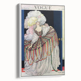 Vogue Poster Print - Opulent 1920s Couture Fashion Illustration Art