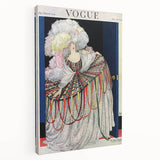 Vogue Poster Print - Opulent 1920s Couture Fashion Illustration Art