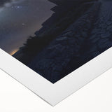 Rolled canvas artwork showcasing a stunning landscape of a castle surrounded by lush greenery and vibrant skies, ideal for adding elegance to any decor.