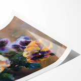 Vibrant Floral Living Room Wall Art - Modern Canvas & Framed Prints