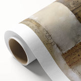 Abstract architectural wall art on rolled canvas showcasing vibrant geometric patterns and bold colors, designed to enhance modern interior decor and creativity.