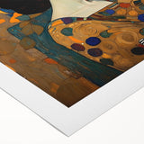 Abstract figurative wall art on rolled canvas showcasing vibrant colors and dynamic shapes, ideal for modern decor. Perfect for adding a creative touch to any space.