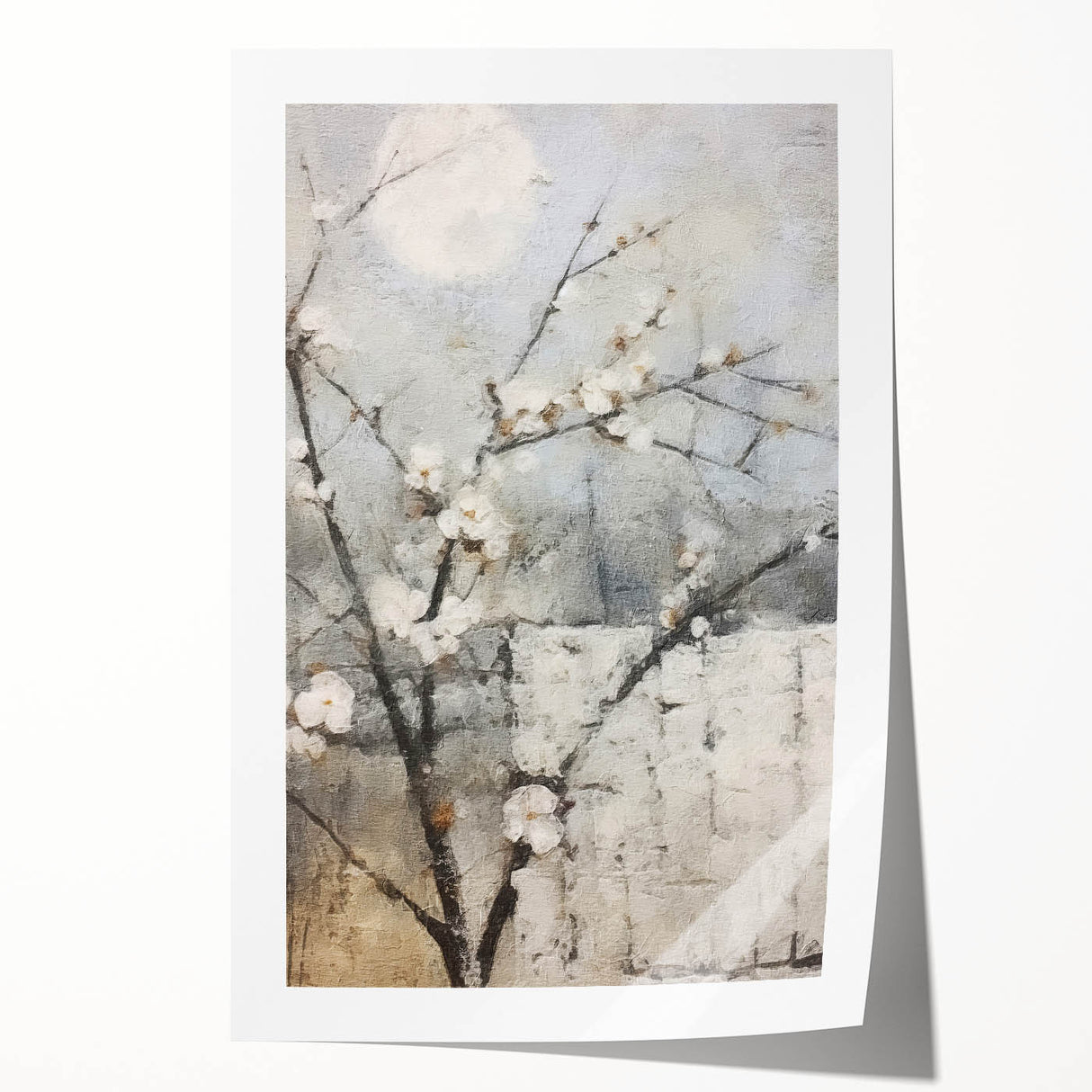 Vibrant abstract floral wall art print showcasing a colorful design with bold shapes and intricate details, ideal for modern home decor. Perfect for adding a touch of creativity and elegance to any room.