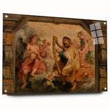 Baroque Art - Regal Woman in Opulent Dress, Antique Art Prints