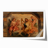 Baroque Art - Regal Woman in Opulent Dress, Antique Art Prints