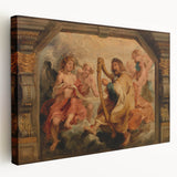 Baroque Art - Regal Woman in Opulent Dress, Antique Art Prints