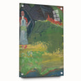 Expressionist Landscape – Girl in Front of a Shepherd’s Hut Print