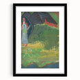 Expressionist Landscape – Girl in Front of a Shepherd’s Hut Print