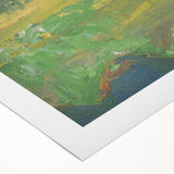 Expressionist Landscape – Girl in Front of a Shepherd’s Hut Print