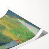 Expressionist Landscape – Girl in Front of a Shepherd’s Hut Print