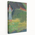 Expressionist Landscape – Girl in Front of a Shepherd’s Hut Print