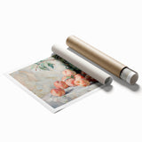 Extra large rolled print featuring a variety of fruits in vibrant colors.