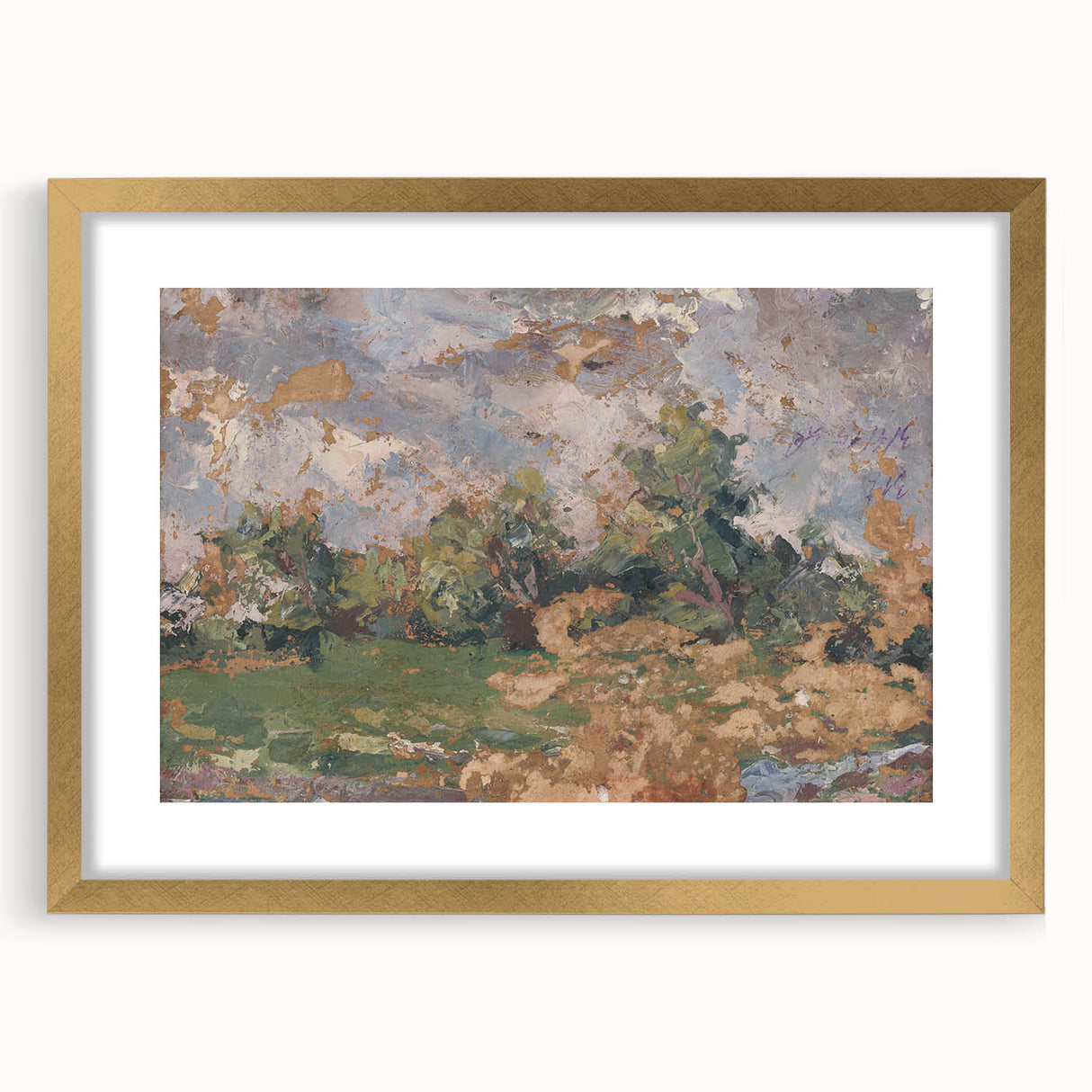 Lajos Csordák's Country - Rustic Landscape Art Print for Modern Decor