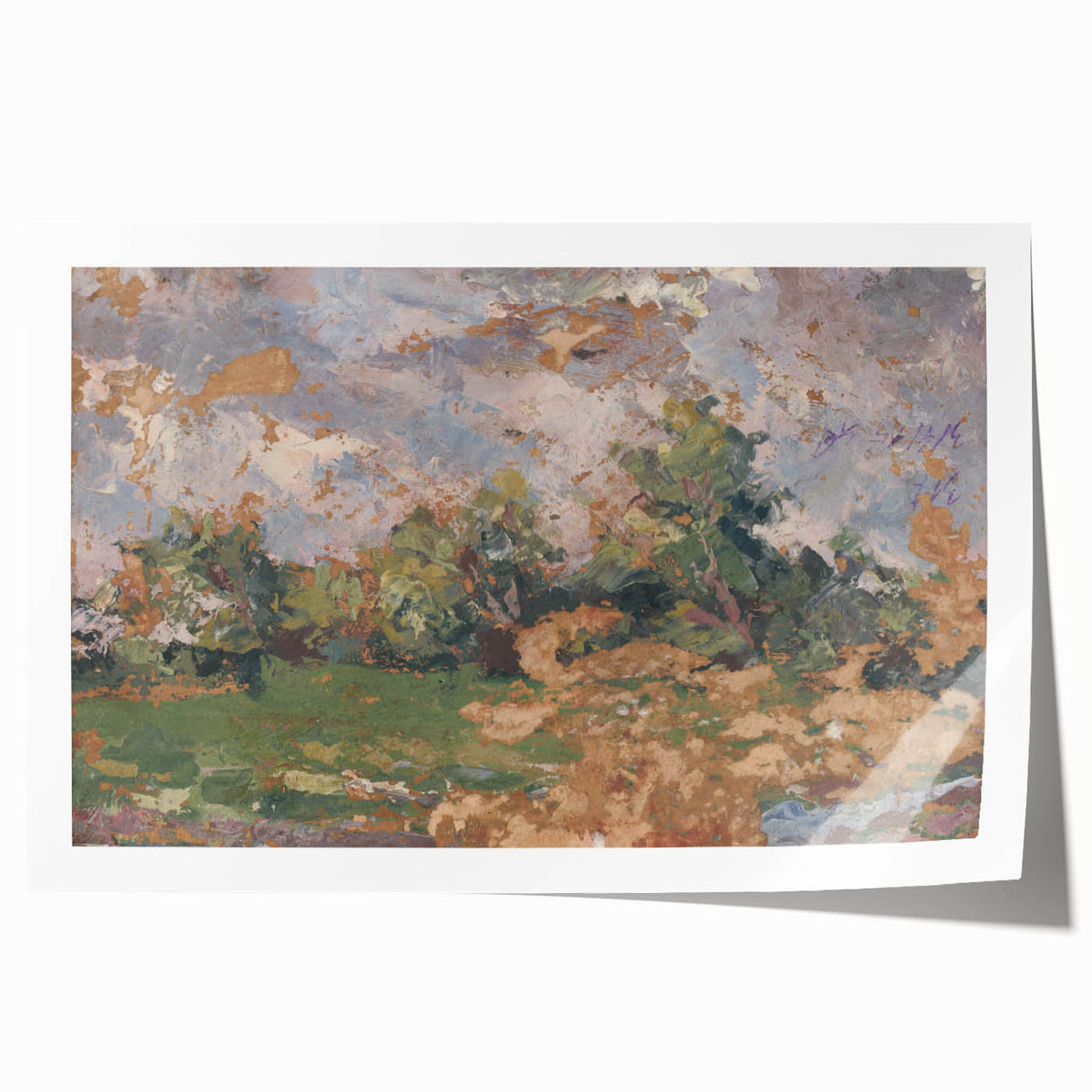 Lajos Csordák's Country - Rustic Landscape Art Print for Modern Decor