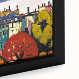 Modern Wall Art of Paris Cityscape - Vibrant Abstract Contemporary Art Print