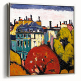 Modern Wall Art of Paris Cityscape - Vibrant Abstract Contemporary Art Print