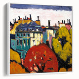 Modern Wall Art of Paris Cityscape - Vibrant Abstract Contemporary Art Print