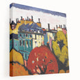 Modern Wall Art of Paris Cityscape - Vibrant Abstract Contemporary Art Print