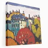 Modern Wall Art of Paris Cityscape - Vibrant Abstract Contemporary Art Print