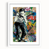 Vibrant Pop Art Wall Art – Colorful Smile Canvas Print