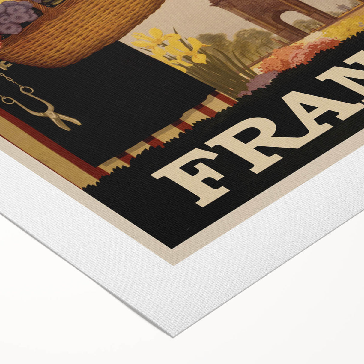 "Visit Paris Retro Travel Poster - Vintage France Wall Art"