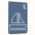 Minimalist Sailboat – Boys Room Wall Art