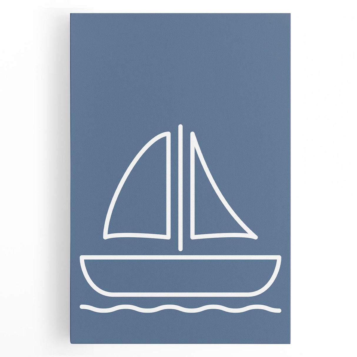 Minimalist Sailboat – Boys Room Wall Art