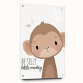 Playful Monkey Nursery Wall Art - Kids Room Decor Print