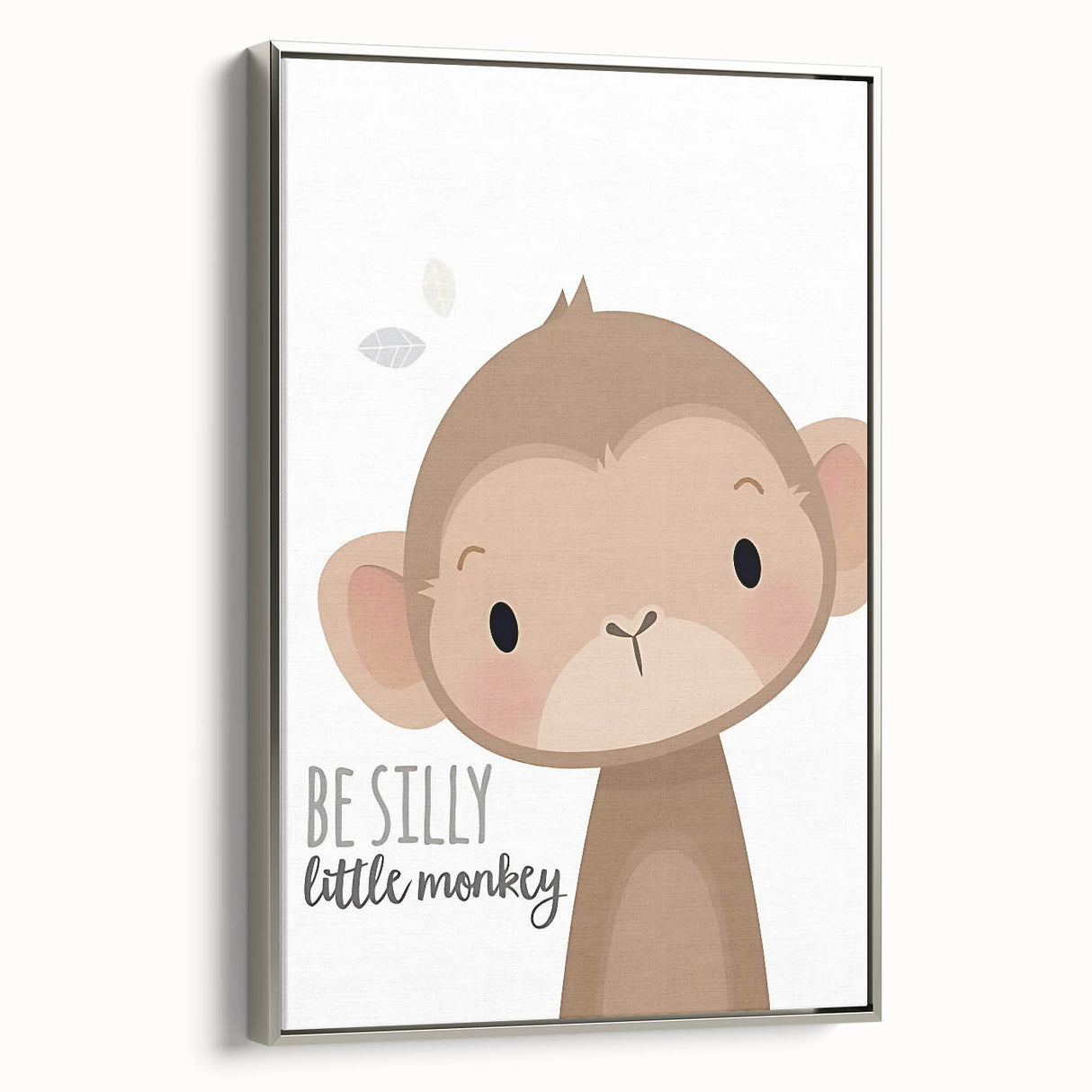 Playful Monkey Nursery Wall Art - Kids Room Decor Print