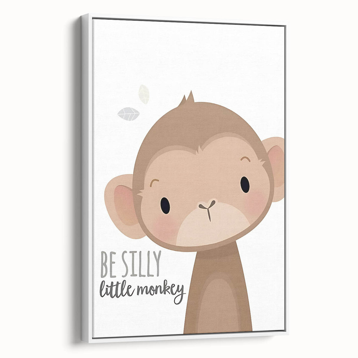 Playful Monkey Nursery Wall Art - Kids Room Decor Print