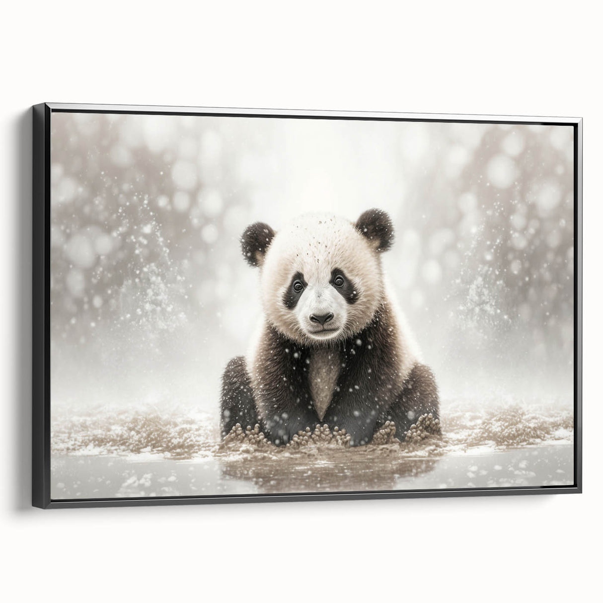 Adorable Baby Panda Wall Art - Perfect for Kids Room Decor