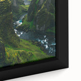 Extra large black wall art featuring a textured, colorful abstract design on framed canvas, ideal for living room decor.