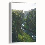 Extra large framed canvas of vintage poster art featuring a colorful spring design, ideal for living room decor.