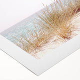 Art deco poster featuring a stylized summer scene with vibrant colors on a rolled canvas, suitable for dining room decor.