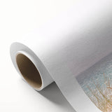 Art Deco poster of a summer scene in soft pastel colors on rolled canvas, ideal for nursery wall art.