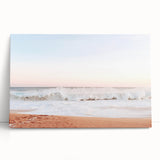 Large black and white photo of a summer street scene on stretched canvas, ideal for kitchen wall art or bedroom ambiance.