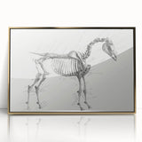Modern Wall Art – Anatomical Art of Horse Skeleton