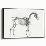 Modern Wall Art – Anatomical Art of Horse Skeleton
