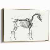 Modern Wall Art – Anatomical Art of Horse Skeleton