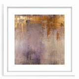 White-framed abstract wall art featuring colorful strokes and textures, perfect for modern home decor. Ideal for adding a vibrant touch to any room.