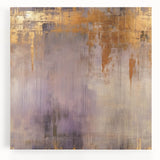 Colorful abstract strokes on stretched canvas wall art, showcasing dynamic brushwork in vibrant hues of blue, orange, and green, ideal for modern decor.