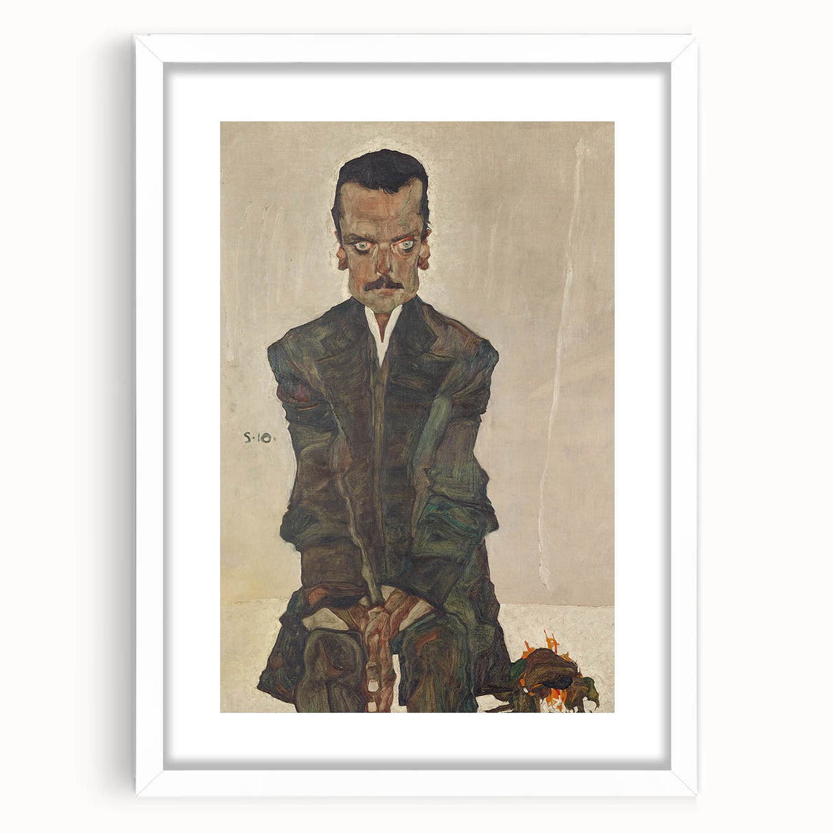 Modern Wall Art - Egon Schiele’s Eduard Kosmack Portrait Print