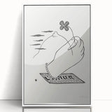 Modern Wall Art - Mikuláš Galanda’s Volcano Print