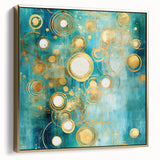 Framed canvas wall art featuring abstract strokes in silver and gold, set against a textured background, perfect for modern home decor. Ideal for adding elegance and sophistication to any living space.