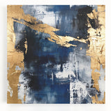 Abstract strokes wall art on stretched canvas, featuring vibrant colors and dynamic brushstrokes, ideal for modern home decor and artistic expression.