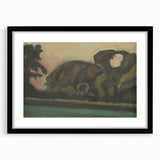 Modern Wall Art – Abstract Landscape After Sunset