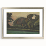 Modern Wall Art – Abstract Landscape After Sunset