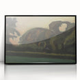 Modern Wall Art – Abstract Landscape After Sunset