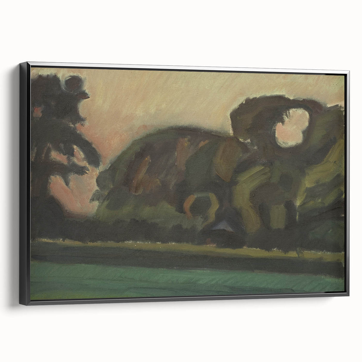 Modern Wall Art – Abstract Landscape After Sunset