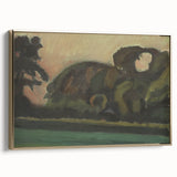 Modern Wall Art – Abstract Landscape After Sunset